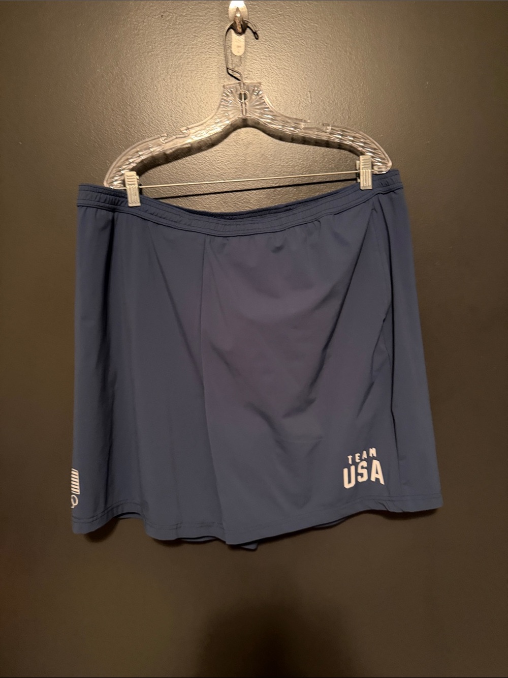 SKIMS Navy Blue Circle Skirt with Team USA Logo